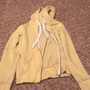 Yellow hoodie